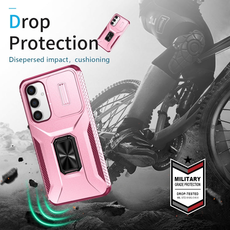 For Samsung Galaxy S23 FE 5G Sliding Camshield Holder Phone Case