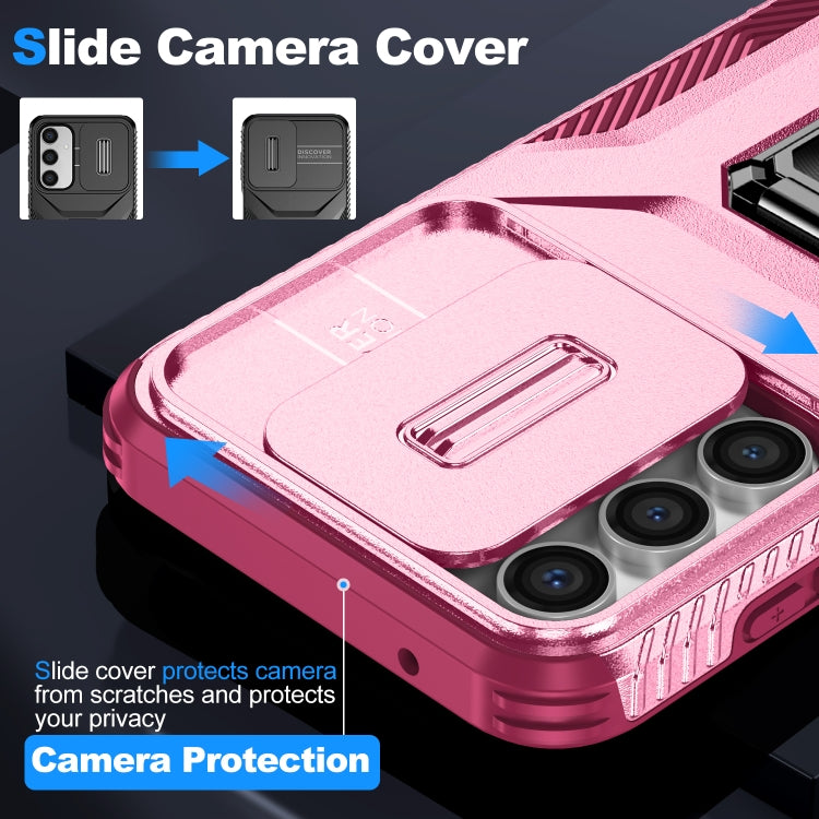 For Samsung Galaxy S23 FE 5G Sliding Camshield Holder Phone Case