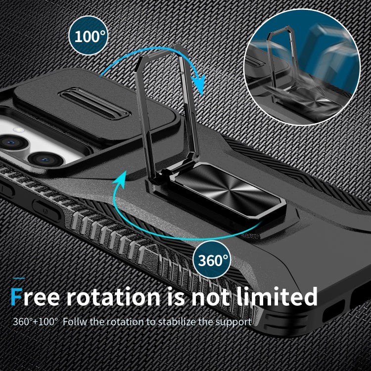 For Samsung Galaxy S23 FE 5G Sliding Camshield Holder Phone Case