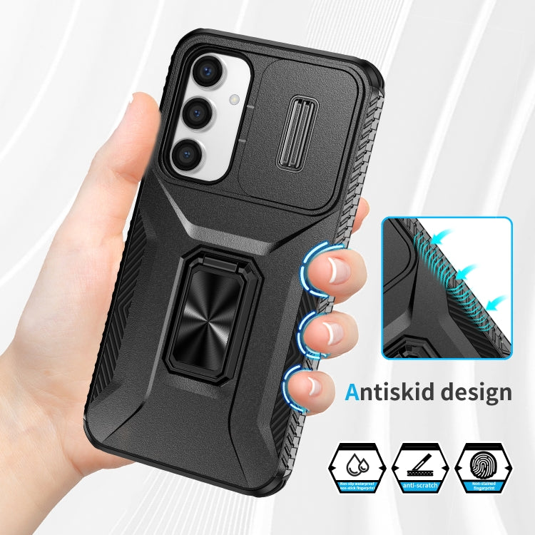 For Samsung Galaxy S23 FE 5G Sliding Camshield Holder Phone Case