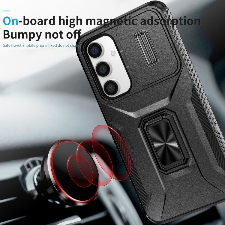 For Samsung Galaxy S23 FE 5G Sliding Camshield Holder Phone Case