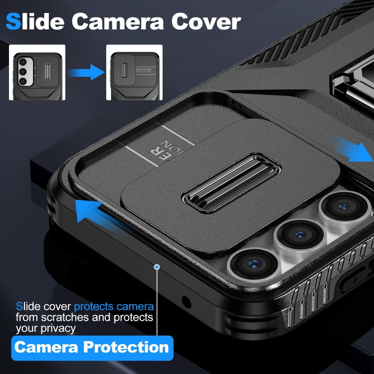 For Samsung Galaxy S23 FE 5G Sliding Camshield Holder Phone Case
