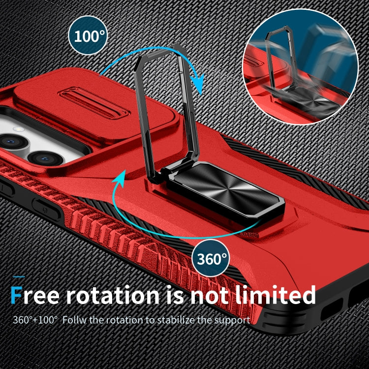 For Samsung Galaxy S23 FE 5G Sliding Camshield Holder Phone Case