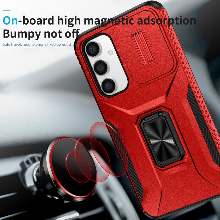 For Samsung Galaxy S23 FE 5G Sliding Camshield Holder Phone Case