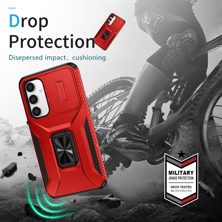 For Samsung Galaxy S23 FE 5G Sliding Camshield Holder Phone Case
