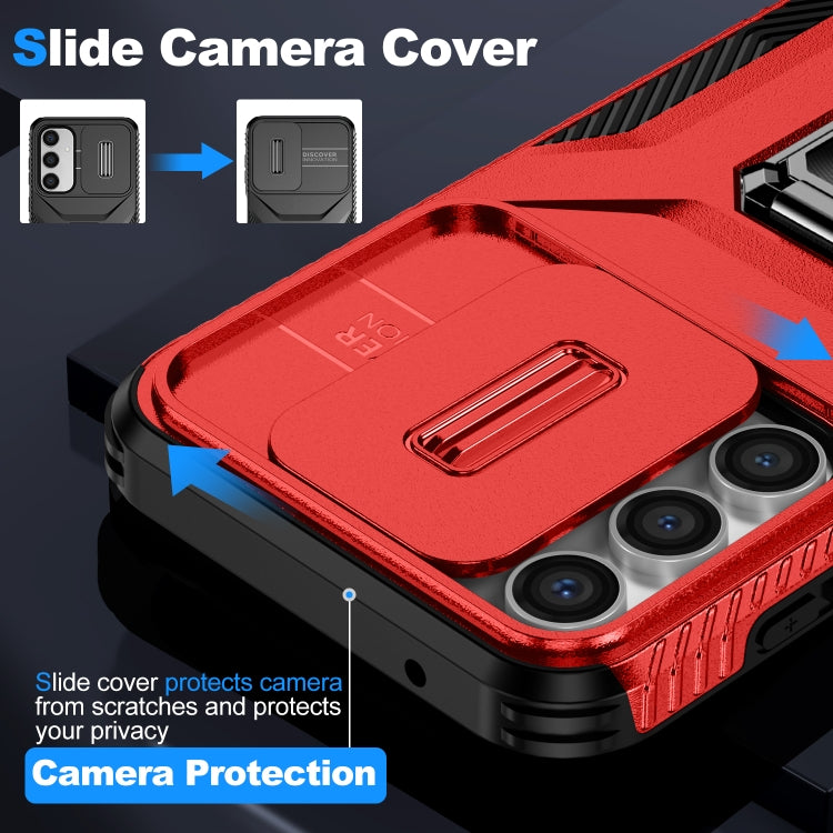 For Samsung Galaxy S23 FE 5G Sliding Camshield Holder Phone Case