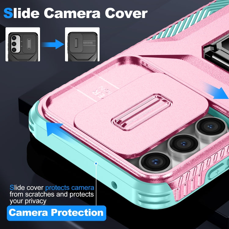 For Samsung Galaxy S23 FE 5G Sliding Camshield Holder Phone Case