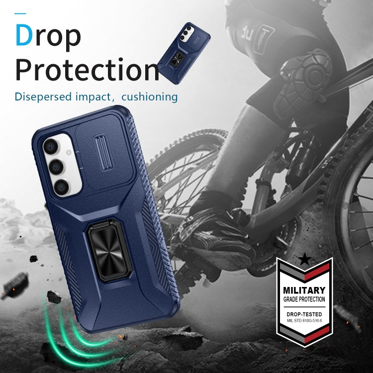 For Samsung Galaxy S23 FE 5G Sliding Camshield Holder Phone Case