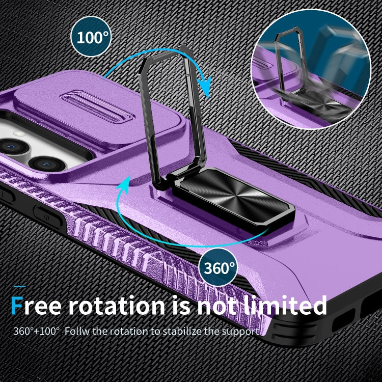 For Samsung Galaxy S23 FE 5G Sliding Camshield Holder Phone Case