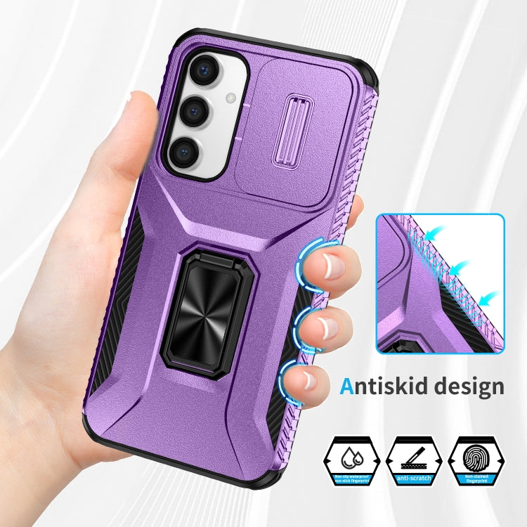 For Samsung Galaxy S23 FE 5G Sliding Camshield Holder Phone Case