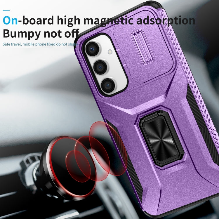 For Samsung Galaxy S23 FE 5G Sliding Camshield Holder Phone Case