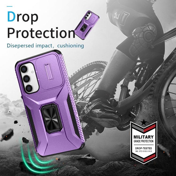 For Samsung Galaxy S23 FE 5G Sliding Camshield Holder Phone Case