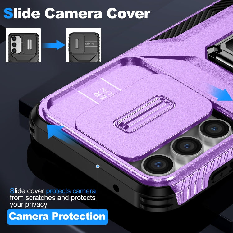 For Samsung Galaxy S23 FE 5G Sliding Camshield Holder Phone Case