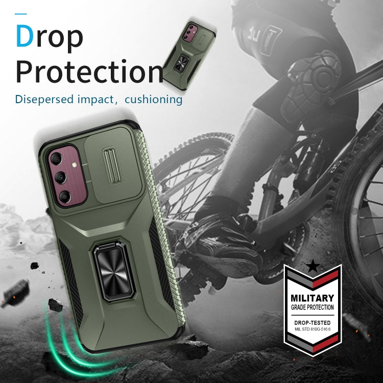 For Samsung Galaxy A15 5G Sliding Camshield Holder Phone Case