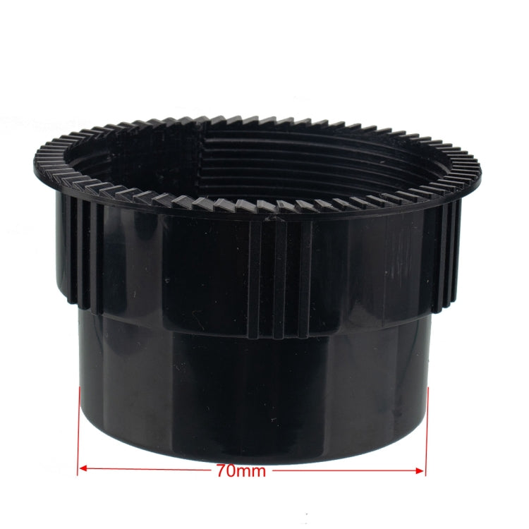 Overall Type 70mm AC Air Outlet Vent for RV Bus Boat Yacht, Thread Height: 22mm