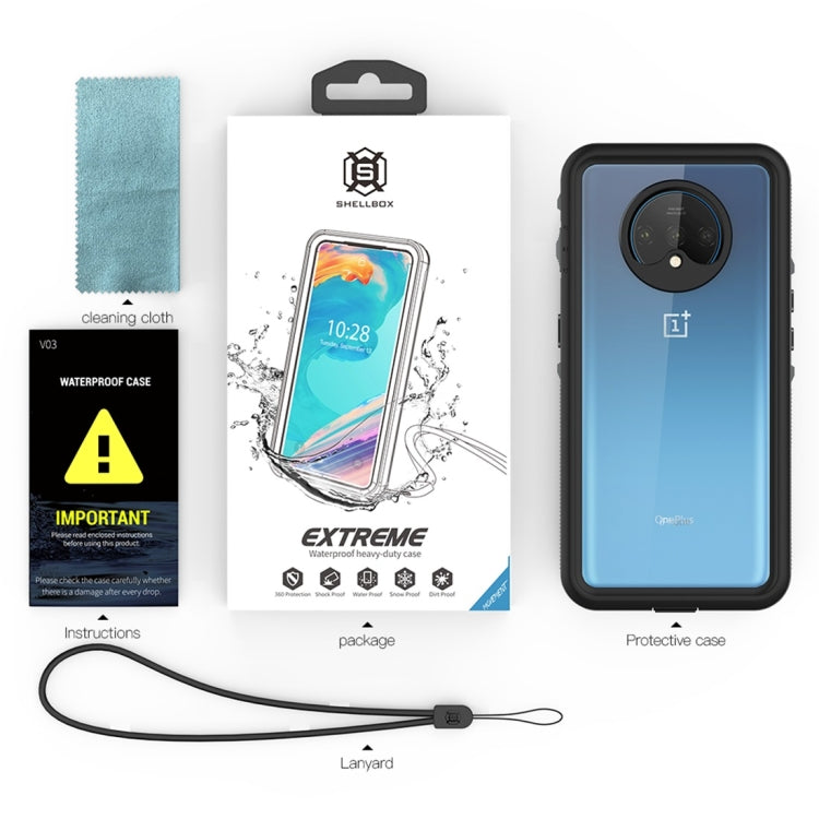 For OnePlus 7T RedPepper Shockproof Waterproof PC + TPU Protective Case