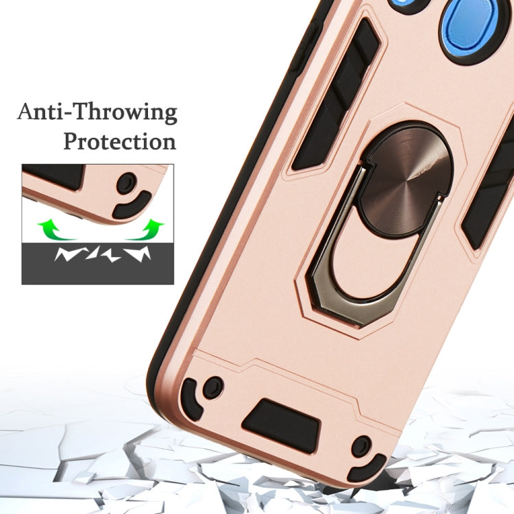 For Samsung Galaxy A40 2 in 1 Armour Series PC + TPU Protective Case with Ring Holder