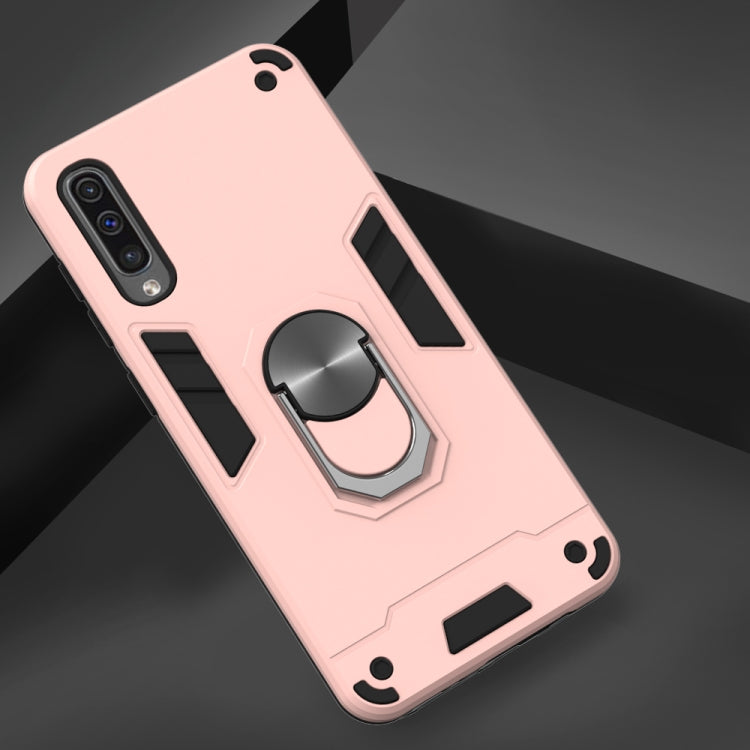 For Samsung Galaxy A50 & A30s & A50s 2 in 1 Armour Series PC + TPU Protective Case with Ring Holder