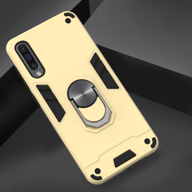 For Samsung Galaxy A50 & A30s & A50s 2 in 1 Armour Series PC + TPU Protective Case with Ring Holder