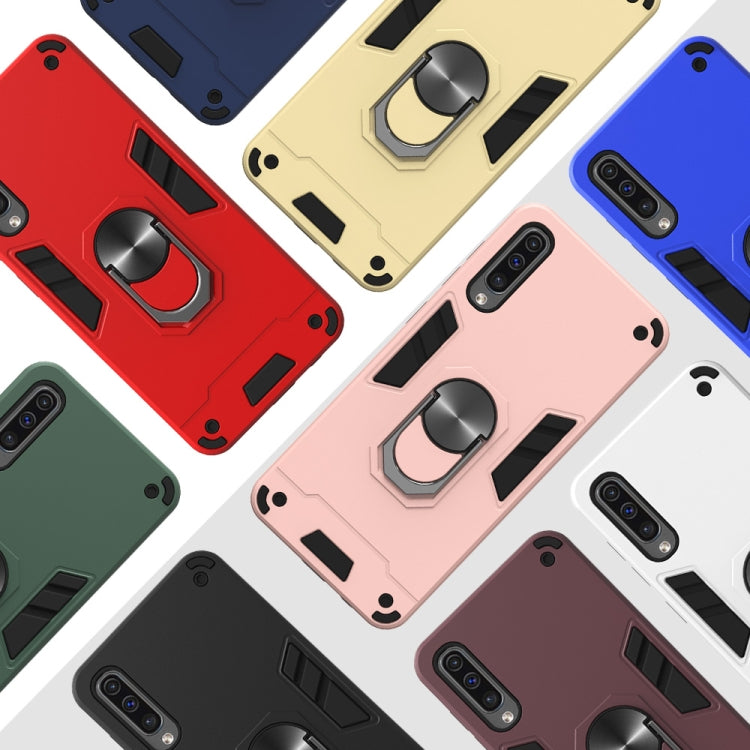 For Samsung Galaxy A50 & A30s & A50s 2 in 1 Armour Series PC + TPU Protective Case with Ring Holder