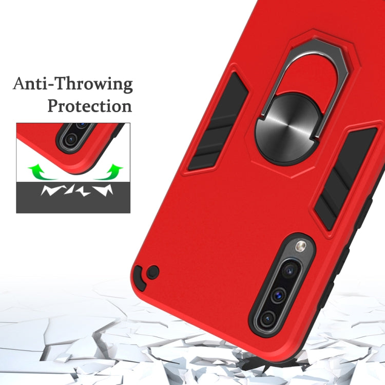 For Samsung Galaxy A50 & A30s & A50s 2 in 1 Armour Series PC + TPU Protective Case with Ring Holder