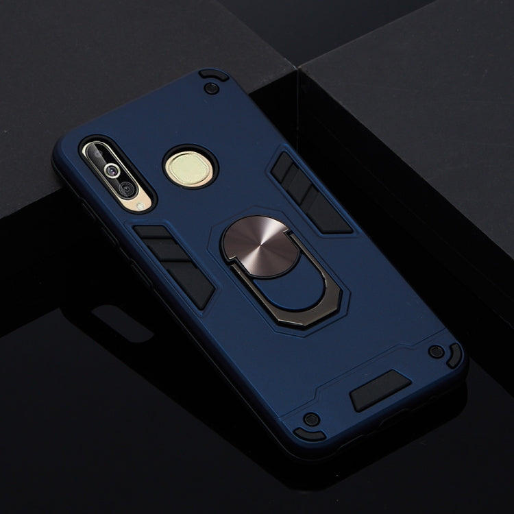 For Samsung Galaxy A60 & M40 2 in 1 Armour Series PC + TPU Protective Case with Ring Holder