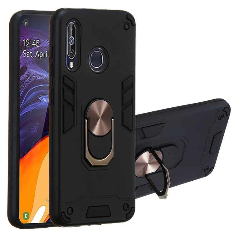 For Samsung Galaxy A60 & M40 2 in 1 Armour Series PC + TPU Protective Case with Ring Holder