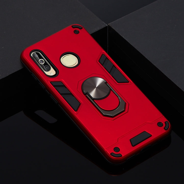 For Samsung Galaxy A60 & M40 2 in 1 Armour Series PC + TPU Protective Case with Ring Holder