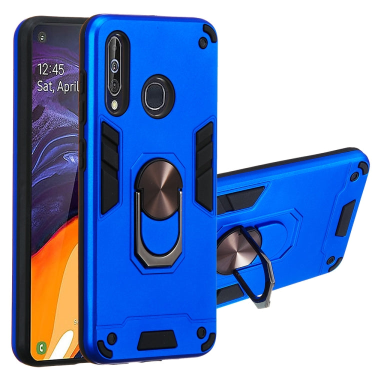 For Samsung Galaxy A60 & M40 2 in 1 Armour Series PC + TPU Protective Case with Ring Holder