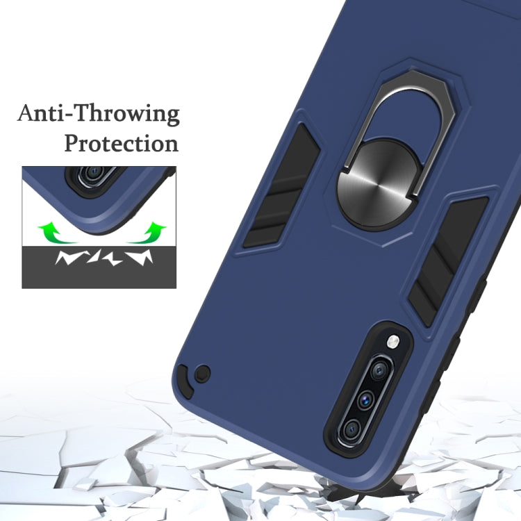 For Samsung Galaxy A70 & A70s 2 in 1 Armour Series PC + TPU Protective Case with Ring Holder
