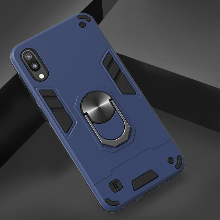 For Samsung Galaxy M10 / A10 2 in 1 Armour Series PC + TPU Protective Case with Ring Holder