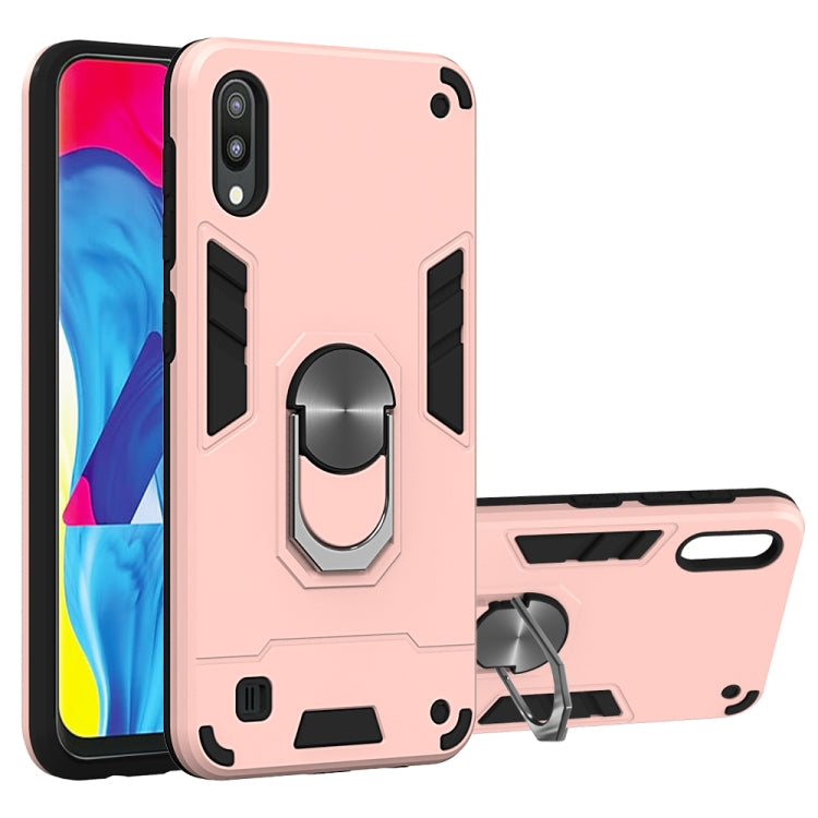 For Samsung Galaxy M10 / A10 2 in 1 Armour Series PC + TPU Protective Case with Ring Holder