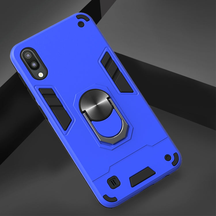 For Samsung Galaxy M10 / A10 2 in 1 Armour Series PC + TPU Protective Case with Ring Holder