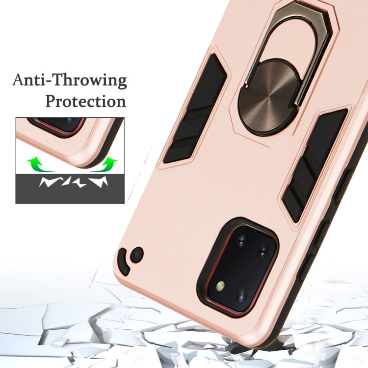 For Samsung Galaxy Note 10 Lite / A81 2 in 1 Armour Series PC + TPU Protective Case with Ring Holder