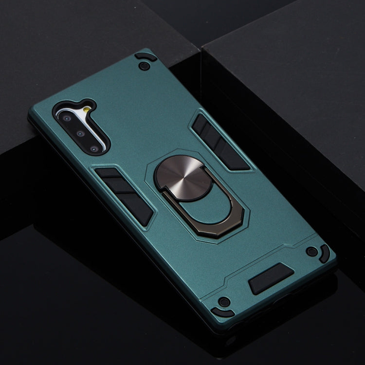 For Samsung Galaxy Note 10 / Note 10 5G 2 in 1 Armour Series PC + TPU Protective Case with Ring Holder