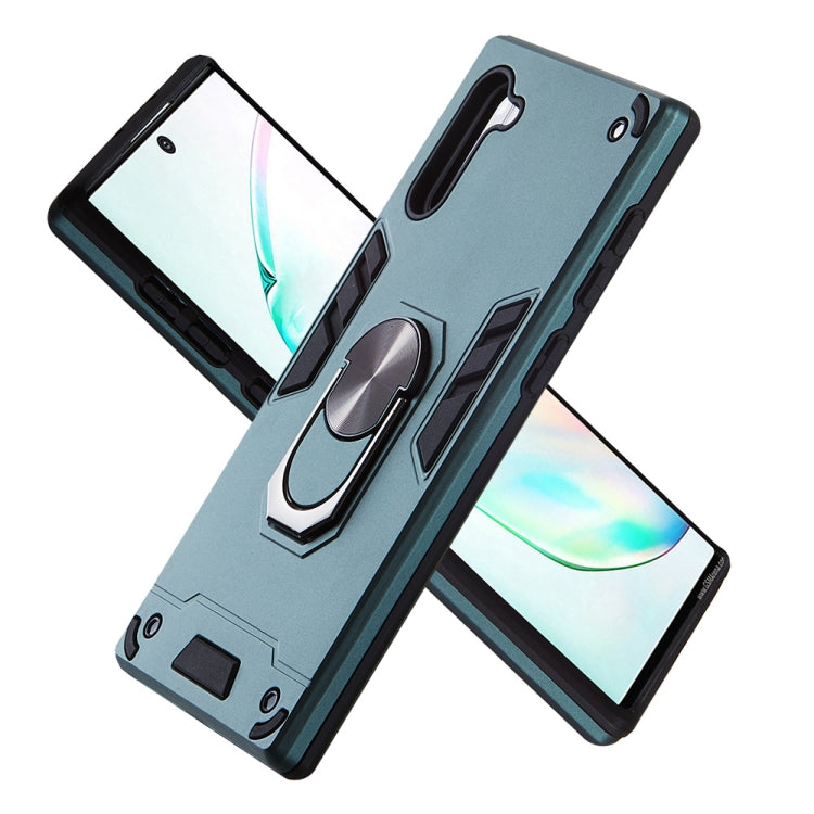 For Samsung Galaxy Note 10 / Note 10 5G 2 in 1 Armour Series PC + TPU Protective Case with Ring Holder