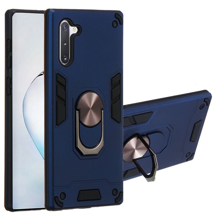 For Samsung Galaxy Note 10 / Note 10 5G 2 in 1 Armour Series PC + TPU Protective Case with Ring Holder