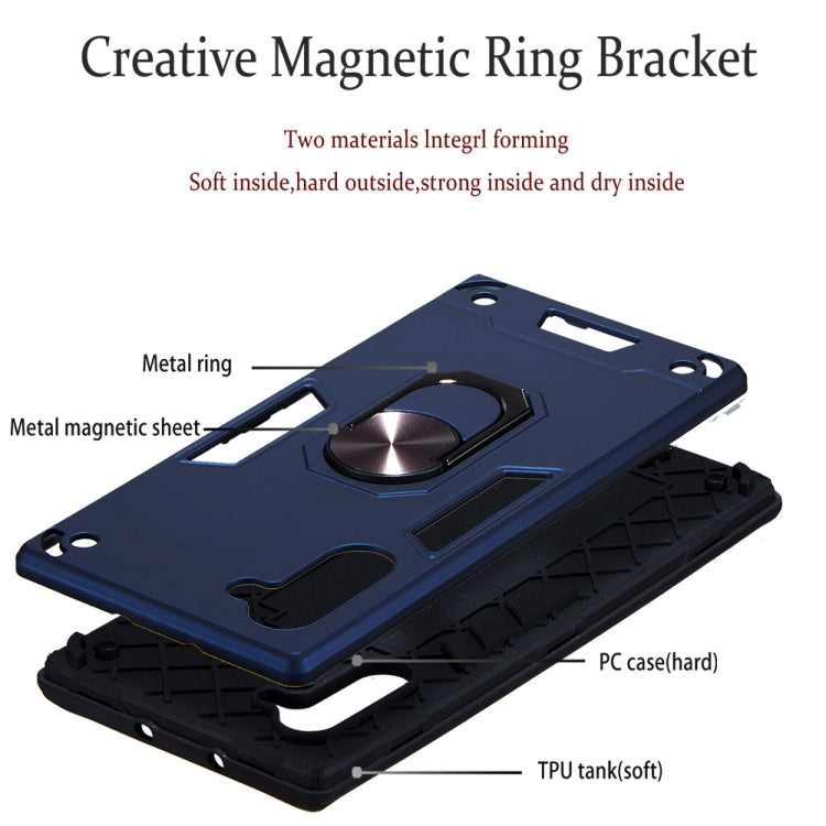 For Samsung Galaxy Note 10 / Note 10 5G 2 in 1 Armour Series PC + TPU Protective Case with Ring Holder