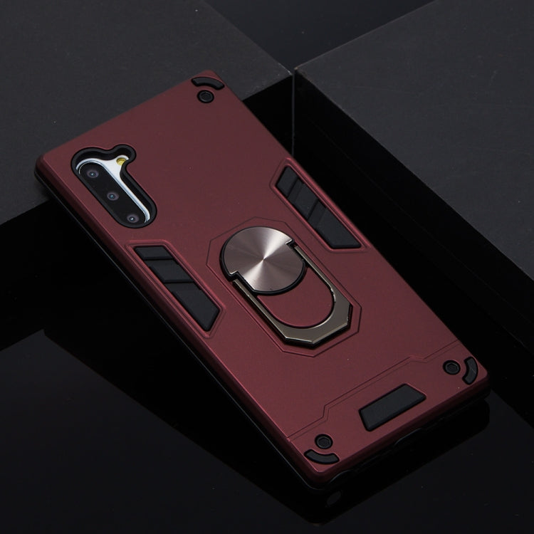 For Samsung Galaxy Note 10 / Note 10 5G 2 in 1 Armour Series PC + TPU Protective Case with Ring Holder