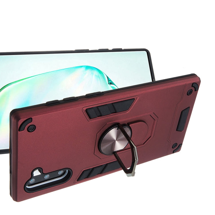 For Samsung Galaxy Note 10 / Note 10 5G 2 in 1 Armour Series PC + TPU Protective Case with Ring Holder