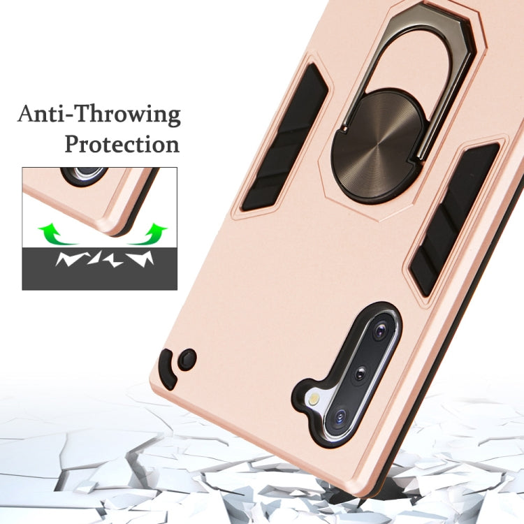 For Samsung Galaxy Note 10 / Note 10 5G 2 in 1 Armour Series PC + TPU Protective Case with Ring Holder