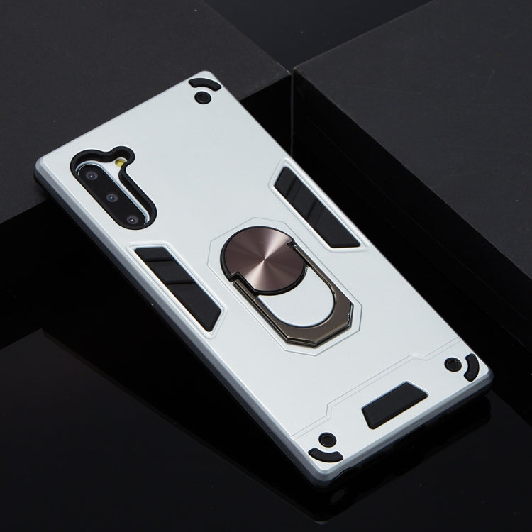 For Samsung Galaxy Note 10 / Note 10 5G 2 in 1 Armour Series PC + TPU Protective Case with Ring Holder