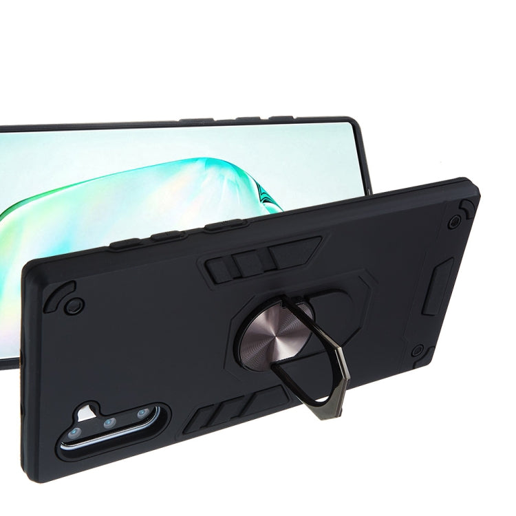 For Samsung Galaxy Note 10 / Note 10 5G 2 in 1 Armour Series PC + TPU Protective Case with Ring Holder