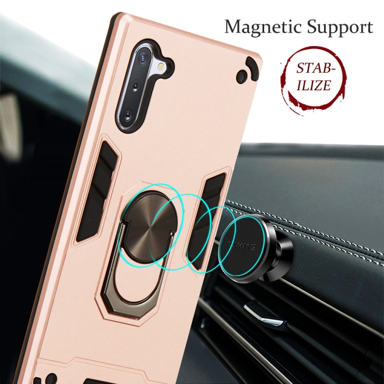 For Samsung Galaxy Note 10 / Note 10 5G 2 in 1 Armour Series PC + TPU Protective Case with Ring Holder