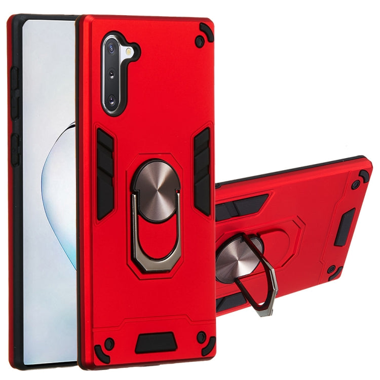 For Samsung Galaxy Note 10 / Note 10 5G 2 in 1 Armour Series PC + TPU Protective Case with Ring Holder