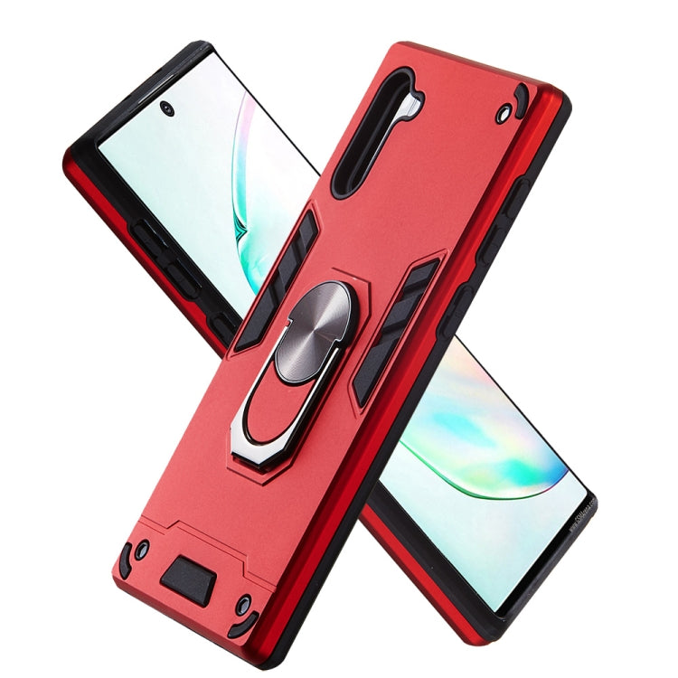 For Samsung Galaxy Note 10 / Note 10 5G 2 in 1 Armour Series PC + TPU Protective Case with Ring Holder