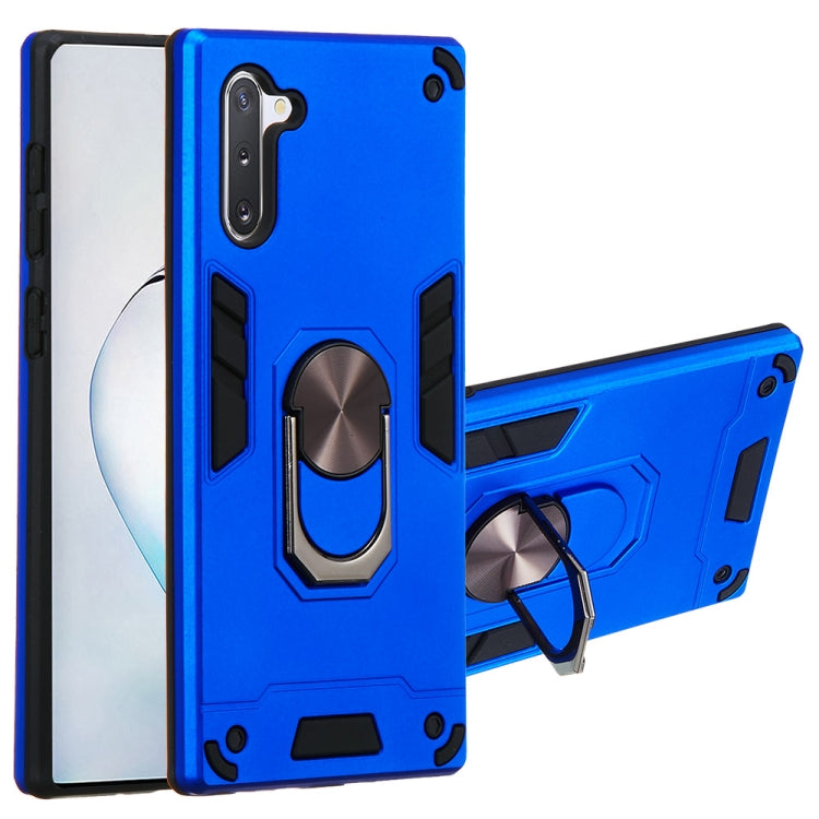 For Samsung Galaxy Note 10 / Note 10 5G 2 in 1 Armour Series PC + TPU Protective Case with Ring Holder