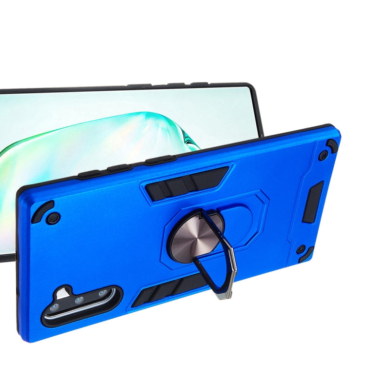 For Samsung Galaxy Note 10 / Note 10 5G 2 in 1 Armour Series PC + TPU Protective Case with Ring Holder