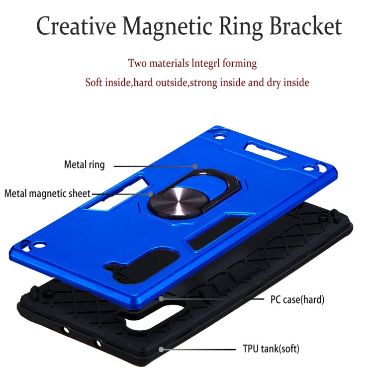 For Samsung Galaxy Note 10 / Note 10 5G 2 in 1 Armour Series PC + TPU Protective Case with Ring Holder