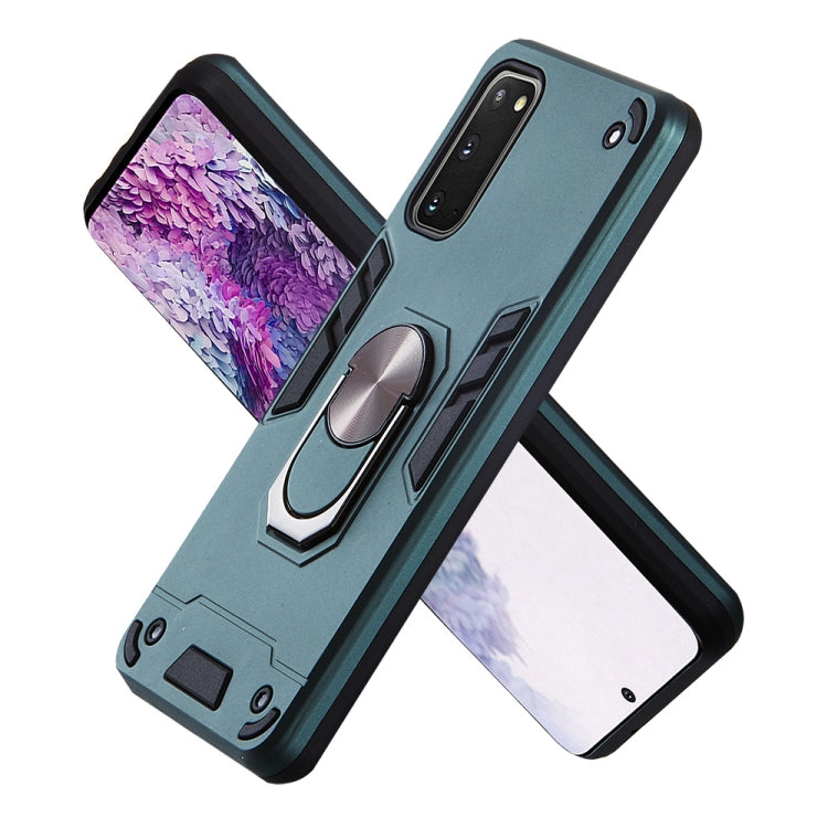 For Samsung Galaxy S20 2 in 1 Armour Series PC + TPU Protective Case with Ring Holder